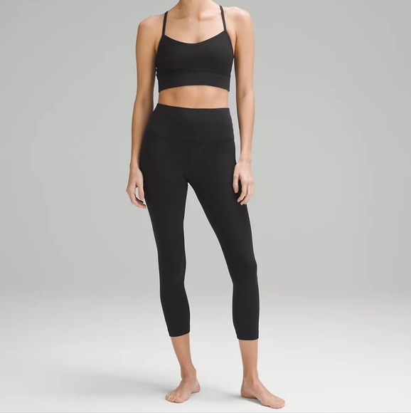 lululemon athletica Pants - Lululemon Align HR Crop 23" Tights Size 4 LW6BGJS black